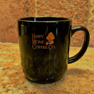 Happy Monk Coffee Co. Mug 16oz  - Black
